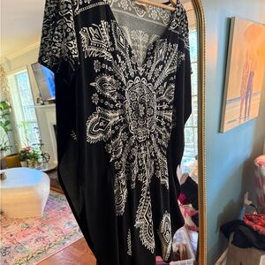 Black and White Patterned Dress